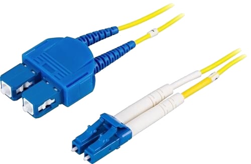 Deltaco 10m Duplex Fiberkabel LC-SC Singlemode 9/125 Gult Deltaco 10m Duplex Fiberkabel LC-SC Singlemode 9/125 Gult
