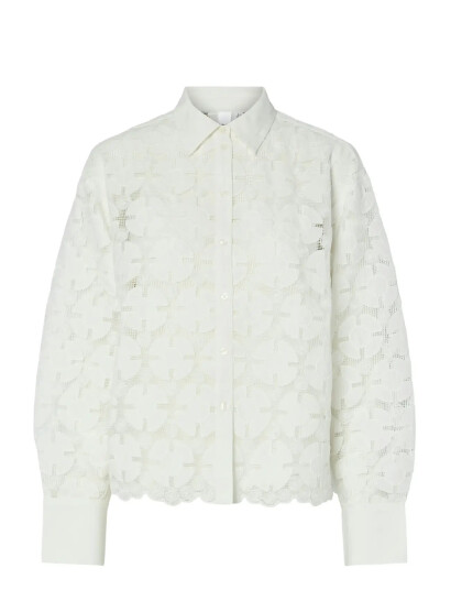 YAS Yasmillo Ls Shirt - White - 34 YAS Yasmillo Ls Shirt - White - 34