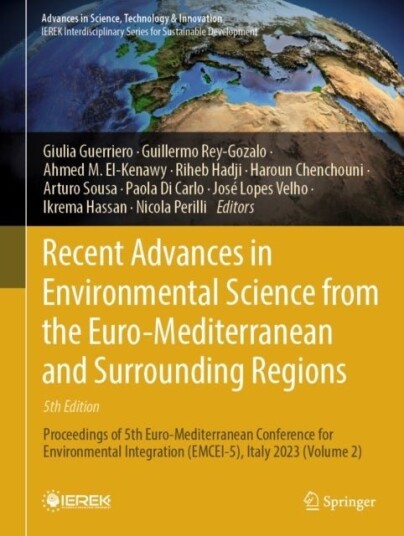 Recent Advances in Environmental Science from the Euro Mediterranean and Surrounding Regions 5th Edition