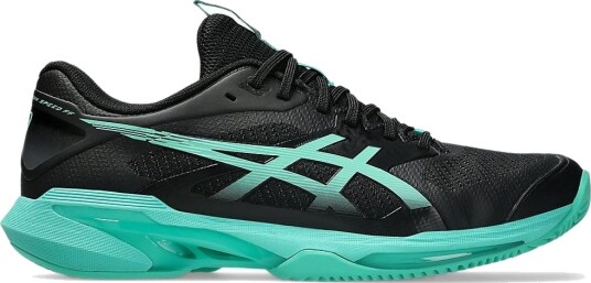Asics Solution Speed FF 4 Clay Tennis og padelsko herre Black/Aurora Green 46,5 Asics Solution Speed FF 4 Clay Tennis og padelsko herre Black/Aurora Green 46,5