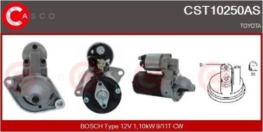 CASCO CST10250AS Starter CASCO CST10250AS Starter