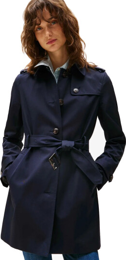Tommy Hilfiger Heritage Single Breasted Trench Black M