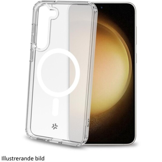 Celly GelskinMag Magnetisk TPU-deksel for Galaxy S24 Ultra 5G Transparent