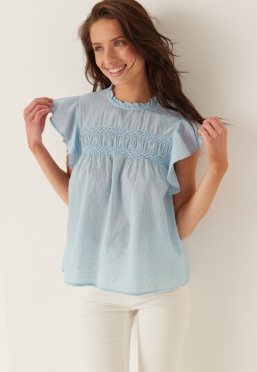 Vero Moda Vmtrine Sl Lace Top