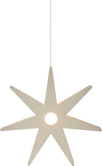 Markslöjd Pendel/bordlampe « Origo stjerne» Beige