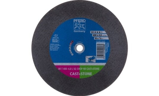 Pferd 80 T 400-4,0 L Sg Chop Hd Støp+Stein/25,4, Støpejern, Metall Uten Jern, Plast, Aluminium, Pferd, 2,54 Cm, 40 Cm, 3800 O/Min, 10 Stk. Pferd 80 T 400-4,0 L Sg Chop Hd Støp+Stein/25,4, Støpejern, Metall Uten Jern, Plast, Aluminium, Pferd, 2,54 Cm, 40 Cm, 3800 O/Min, 10 Stk.