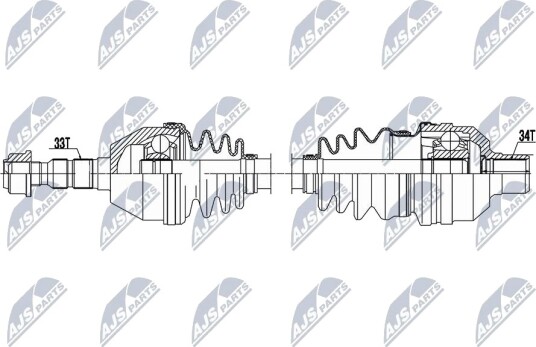 Nty Drivaksel NTY NPW PL 161 Nty Drivaksel NTY NPW PL 161