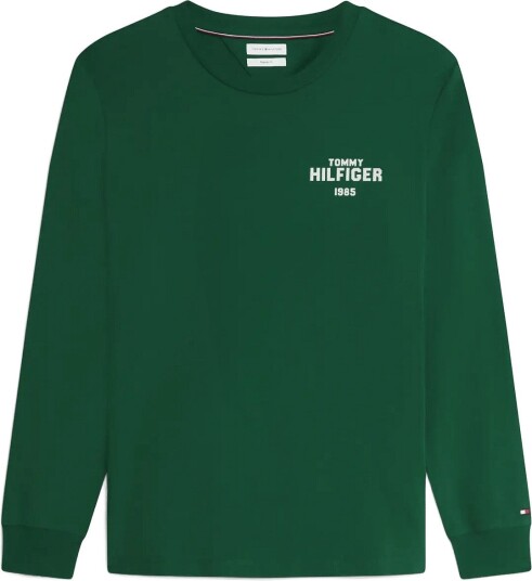 Tommy Hilfiger Hilfiger 1985 Graphic Ls Tee ORNAMENTAL GREEN L