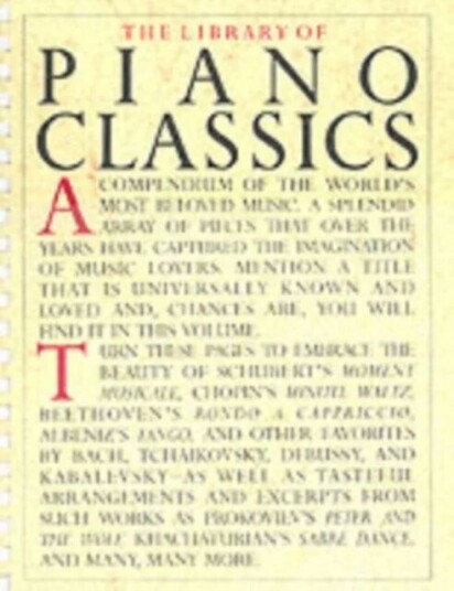 Library Of Piano Classics Av Hal Leonard Publishing Corporation Library Of Piano Classics Av Hal Leonard Publishing Corporation