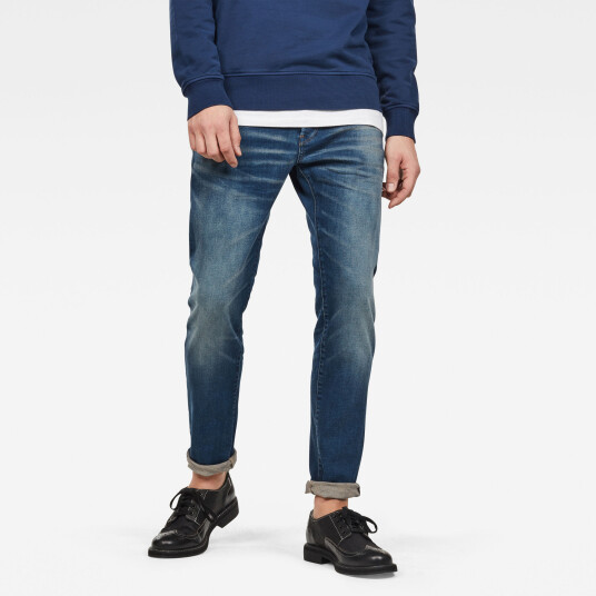 G-Star RAW 3301 Slim Jeans - Medium blue - Men 31-34 Medium blue male