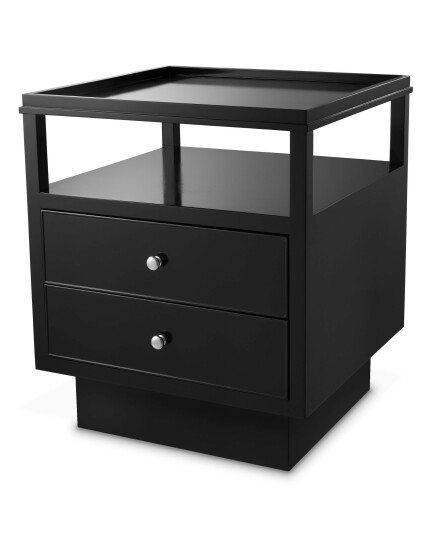 Lenox nattbord svart