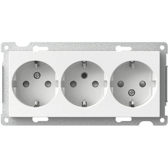 Schneider Electric Exxact WDE002278 Stikkontakt jordet, 3-veis