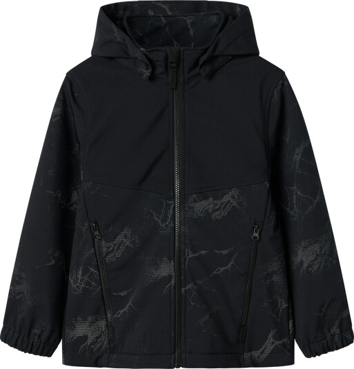 Name It Kids Jakke nkmAlfa08 Softshell Svart