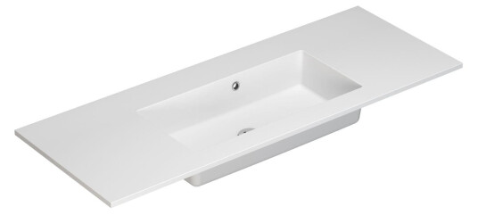 Dansani Minore Komposittservant 120,2x45,5 cm, u/blanderhull, Hvit Matt