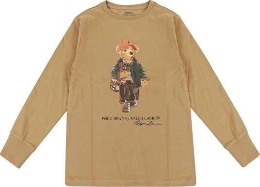Ralph Lauren Kids 26/1 Jersey Knt T Shirt Brown 163 174