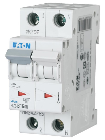 Eaton Plz6-c16/1n-mw - miniature circuit breaker mcb (4015082428112)