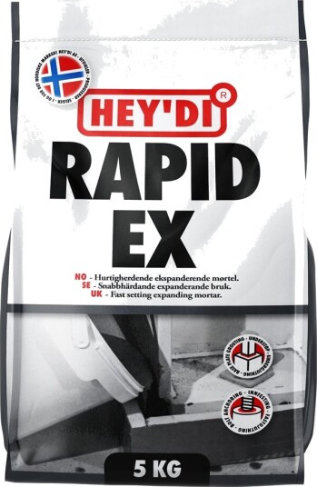 Hey'di mortel rapid ex 5 kg heydi ekspanderende Hey'di mortel rapid ex 5 kg heydi ekspanderende