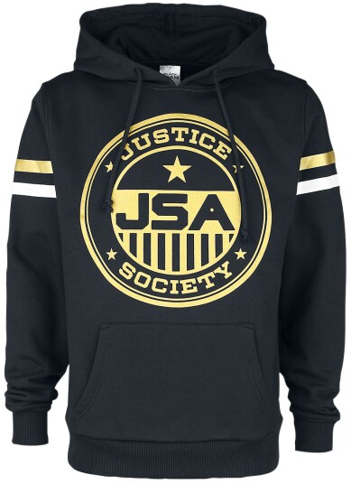 Black Adam Hettegenser JSA Justice Society S til XXL Herrer svart