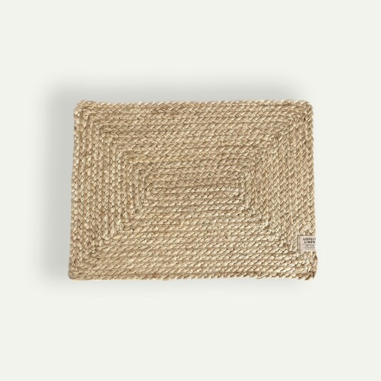 Lovely Linen Breezy Bordbrikke 33 x 45 cm Natural Beige