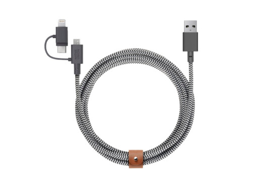 Native Union Belt Uni 3-i-1-kabel (zebra)