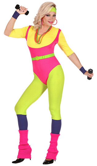 Widmann S.r.l. 80talls Aerobics Instruktør Kostyme XSmall