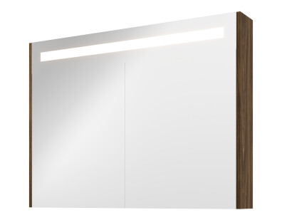 Sanibell Proline speilskab m/LED-belysning, 100x74cm, cabana eik paneler Sanibell Proline speilskab m/LED-belysning, 100x74cm, cabana eik paneler