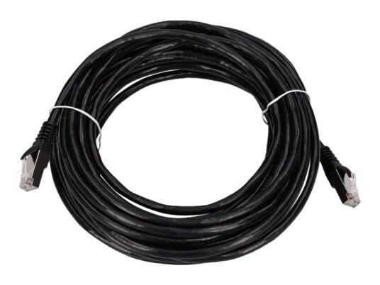 Extralink Koblingskabel Rj-45 Hann Til Rj-45 Hann 10 M 5.6 Mm Ftp Cat 5E Innendørs Uten Hindringer Formstøpt Svart Extralink Koblingskabel Rj-45 Hann Til Rj-45 Hann 10 M 5.6 Mm Ftp Cat 5E Innendørs Uten Hindringer Formstøpt Svart