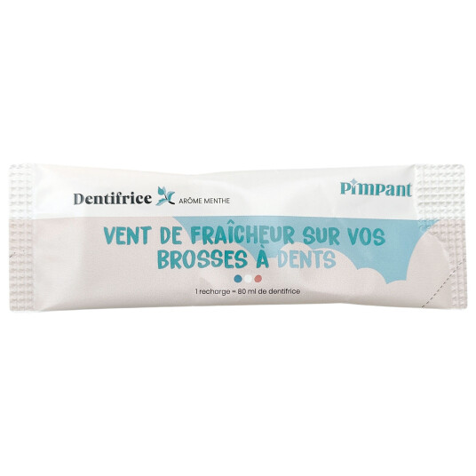 Naturlig tannkrem Pulver Pimpant Mint Refill 8 gr. Naturlig tannkrem Pulver Pimpant Mint Refill 8 gr.