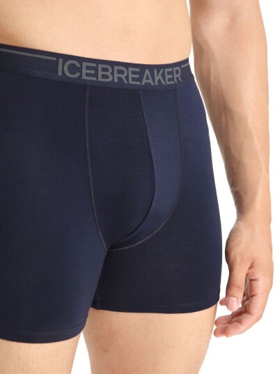 Icebreaker Anatomica Boxer Herre Midnight Navy L