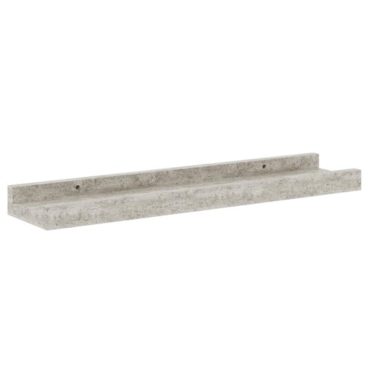 Vegghyller 4 stk betonggrå 40x9x3 cm 8720286418055
