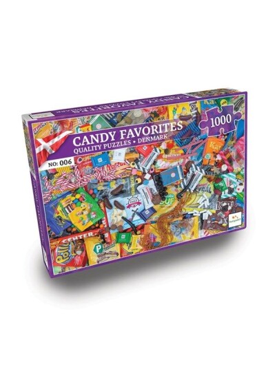 Lautapelit Nordic Quality Puzzles - DA:006 - Candy Favorites Lautapelit Nordic Quality Puzzles - DA:006 - Candy Favorites