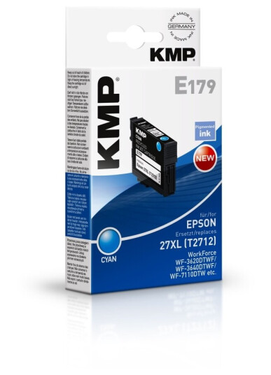 Kmp-Kassett Epson T2712 Cyan Pigm. 1100 S. E178 Reprodusert
