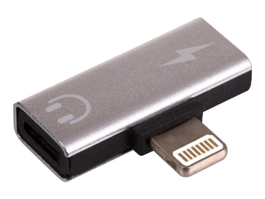 Akyga Ak-Ad-64 - Lightning-Ladeadapter - Lightning Hann Til Lightning Hunn - Sølv