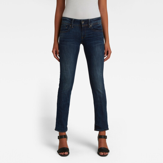 G-Star RAW Midge Saddle Straight Jeans Dark blue Women 27-32 Dark blue female