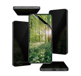 PanzerGlass Eco Matrix Privacy Skjermbeskytter for Galaxy S25 - 4-Veiskompatibel, Ultrabred Passform