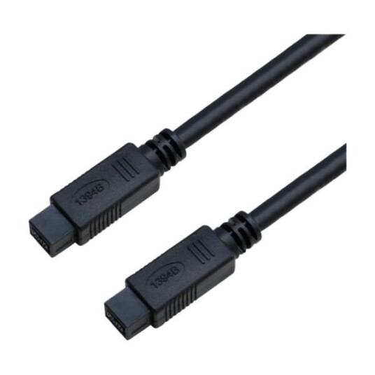 ELETRA IEEE 1394B 9P M 2M KABEL, SVART