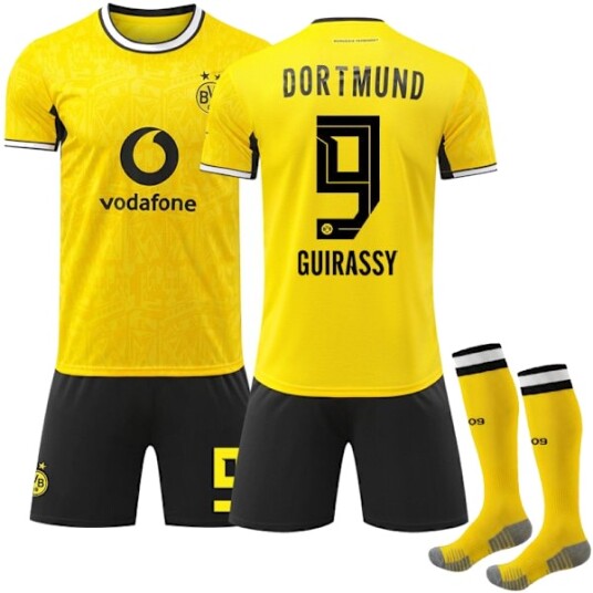 26-27 Dortmund FC Hjemme Barn Voksen Fotballdrakt Nr.9 GUIRASSY
