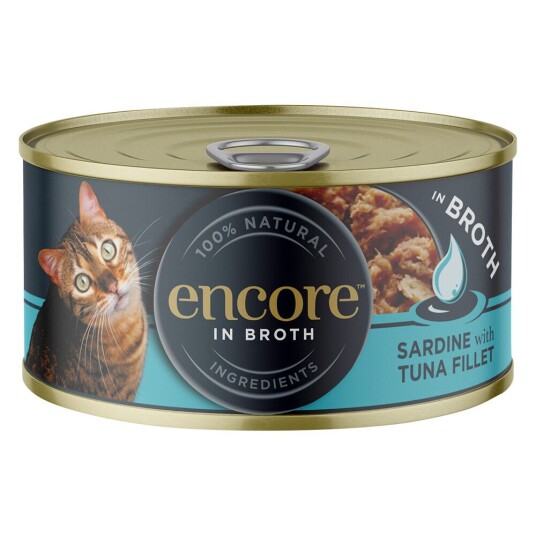 Encore Bokser 16 X 70 G Sardiner & Tunfiskfilet Encore Bokser 16 X 70 G Sardiner & Tunfiskfilet