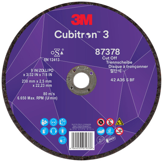 Cubitron 3 kappeskive T42 230Ã2,5mm