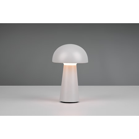 Lennon LED Bordlampe Oppladbar Grå