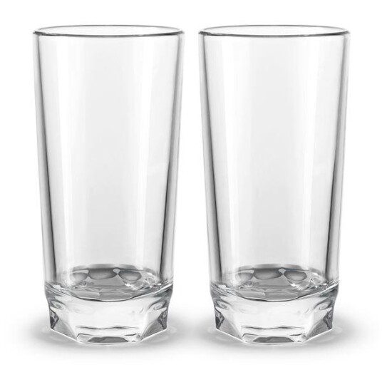 Holmegaard Prism longdrinkglass 40 cl 2 stk