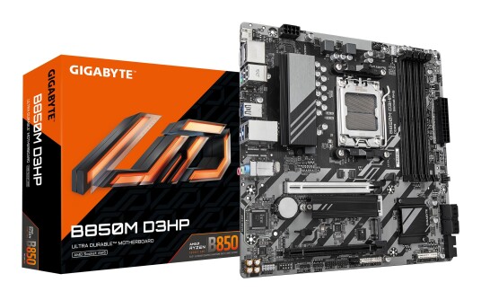 Gigabyte B850M D3HP Micro-ATX Hovedkort med AMD AM5 Socket og DDR5 RAM Gigabyte B850M D3HP Micro-ATX Hovedkort med AMD AM5 Socket og DDR5 RAM