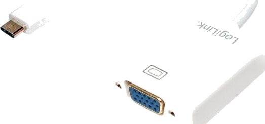 Logilink Ua0237a, 0,14 M, Usb Type-C, Vga (D-Sub), Hankjønn, Hunkjønn, 1080P