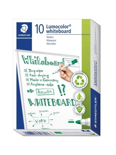 Staedtler Whiteboard marker Lumocolor.10 pcs Green