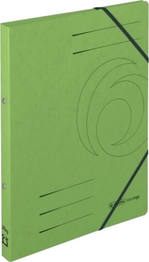 Herlitz 11255445, A4, Fotoark Kartong, Grønn, 2,5 Cm, Elastisk Bånd, 1 Stykker