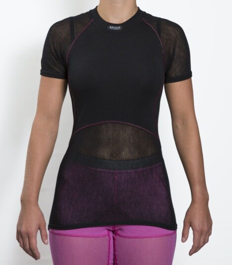 Brynje Lady Wool Thermo Light T-shirt Black XXL Brynje Lady Wool Thermo Light T-shirt Black XXL