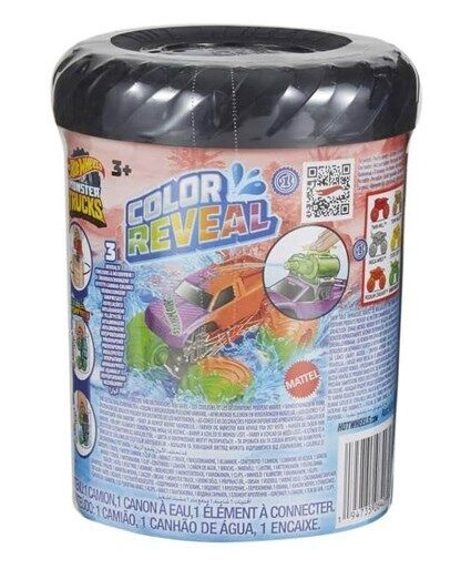 Hot Wheels Monster Trucks Color Reveal Truck For Kids 3 Years Old & Up