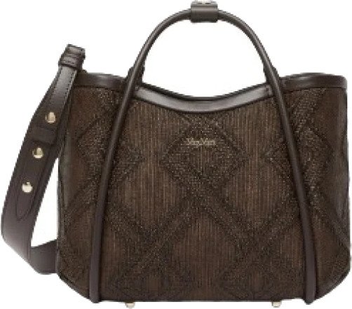 Max Mara Dame Vesker Brun ONE SIZE,