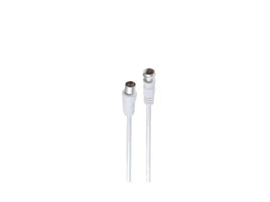 Shiverpeaks Koaksialkabel RG-59 F-Type/IEC 10m Hvit