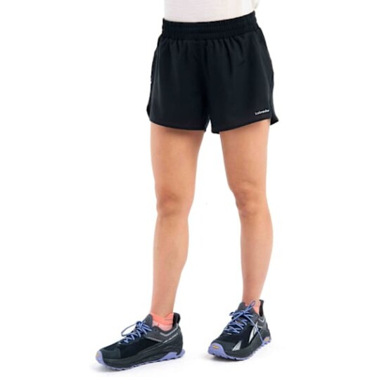 Icebreaker Merino Blend 125 ZoneKnit Speed 3"" Shorts Dame Black L